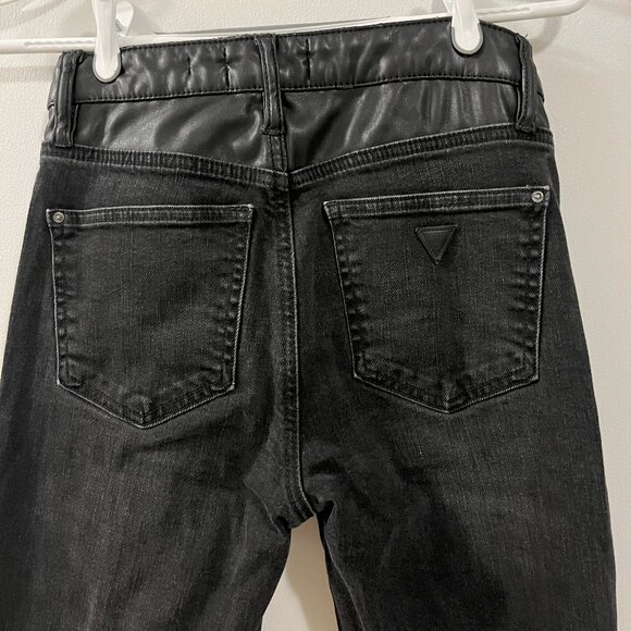 Guess Women's 1981 Straight Leg Jeans, Size 26, Black - Picture 4 of 8